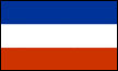 Fahne Serbien-Montenegro